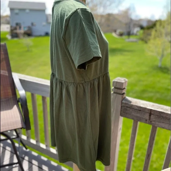 💚🍏Free People T-shirt dress - Picture 8 of 9